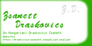 zsanett draskovics business card